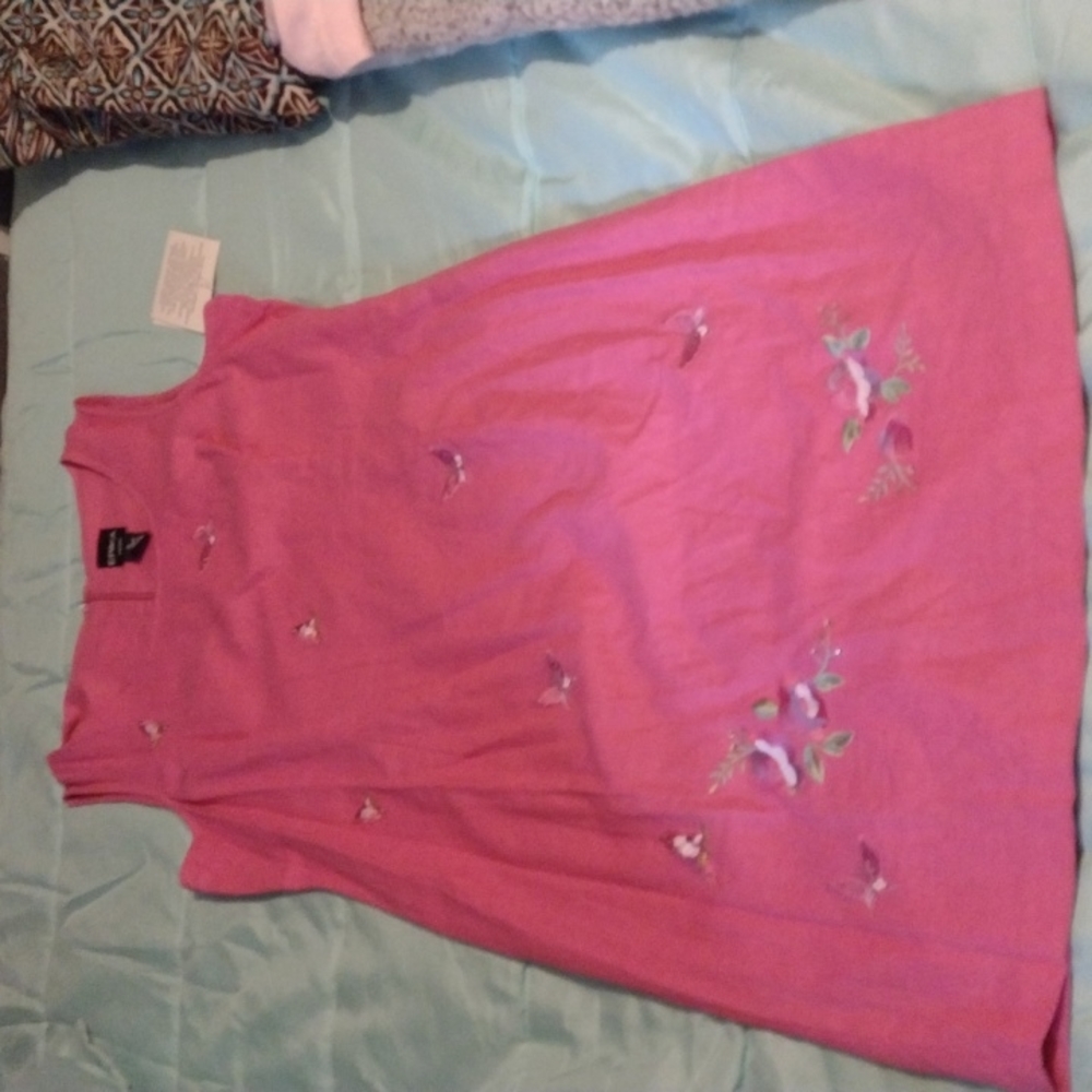 NWT Erika Bright Pink Dress Size 10 - Picture 2 of 11